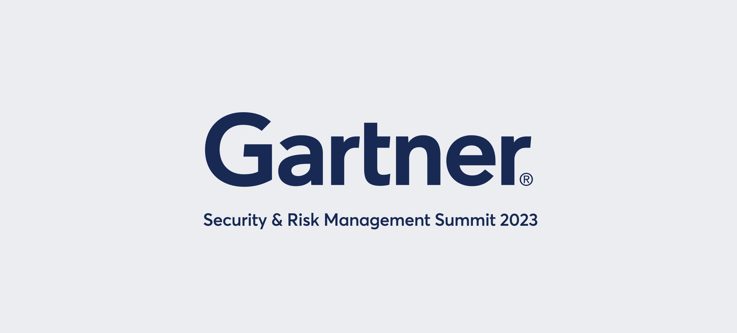 Gartner Security & Risk Management Summit 2023 Washington DC, USA